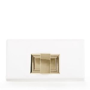 Justfab Radley White Oversized Clutch (NWOT)